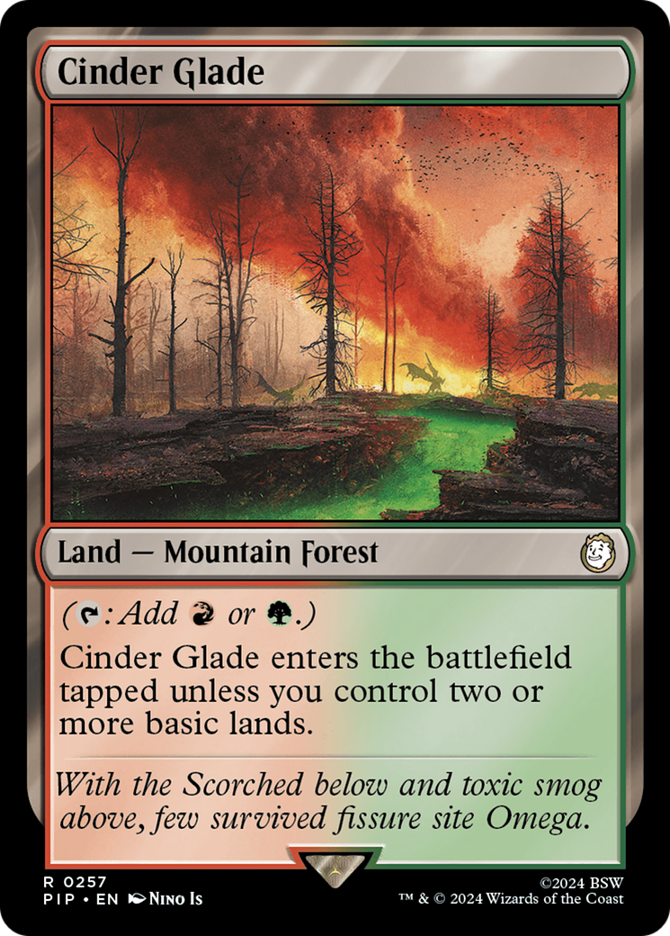 Cinder Glade (PIP-257) [Fallout] MTG Single Wizards of the Coast