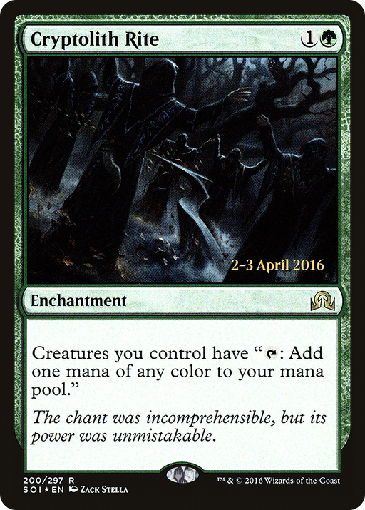 Cryptolith Rite (PRE-200) [Shadows over Innistrad Promos] Foil MTG Single Wizards of the Coast