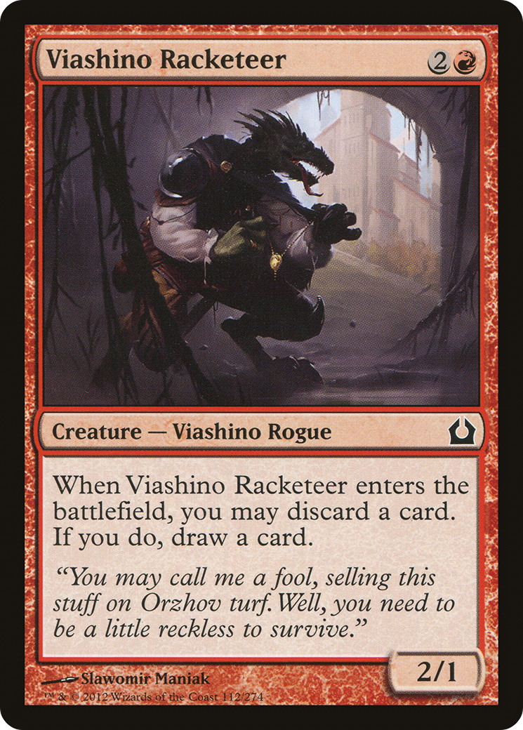 Viashino Racketeer (RTR-112) [Return to Ravnica] MTG Single Wizards of the Coast