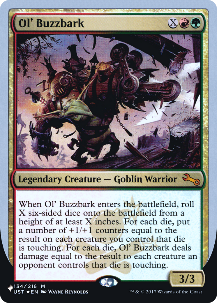 Ol' Buzzbark (LIST-134/216) [Mystery Booster] The List (Unfinity Foil Edition) Foil MTG Single Wizards of the Coast