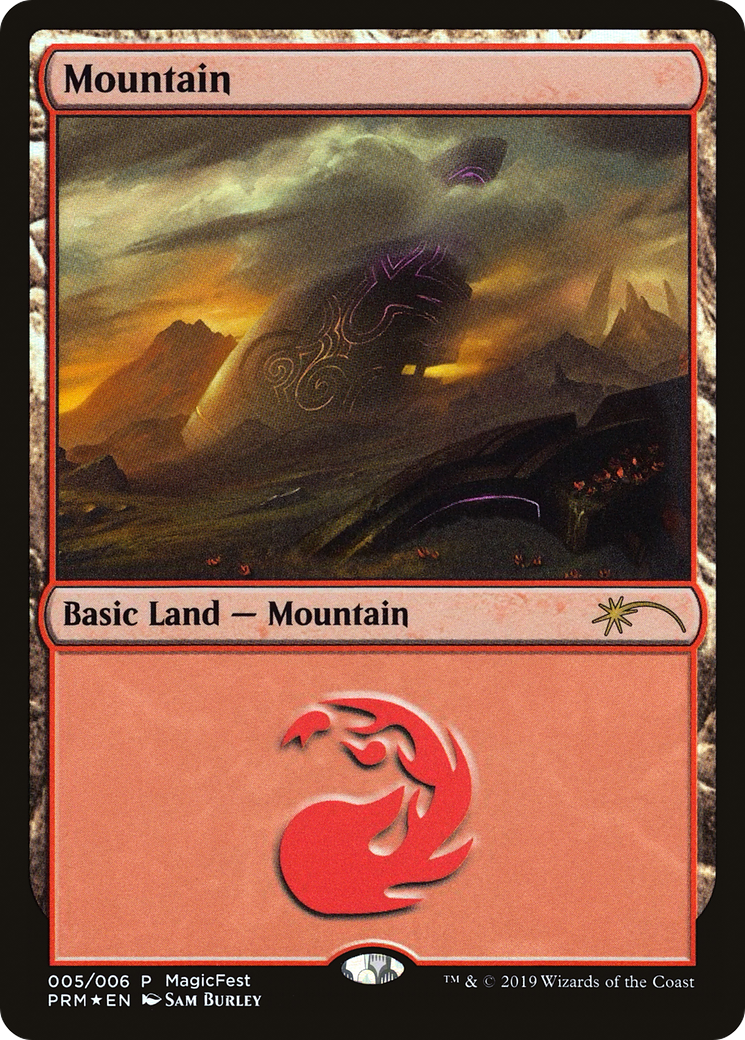 Mountain (2019) (MFP-005) [Misc] MagicFest 2019 Foil MTG Single Wizards of the Coast