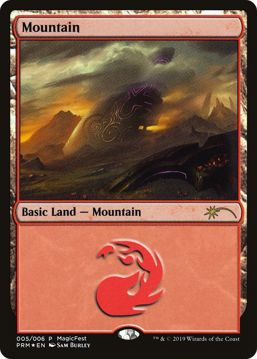 Mountain (2019) (MFP-005) [Misc] MagicFest 2019 Foil MTG Single Wizards of the Coast