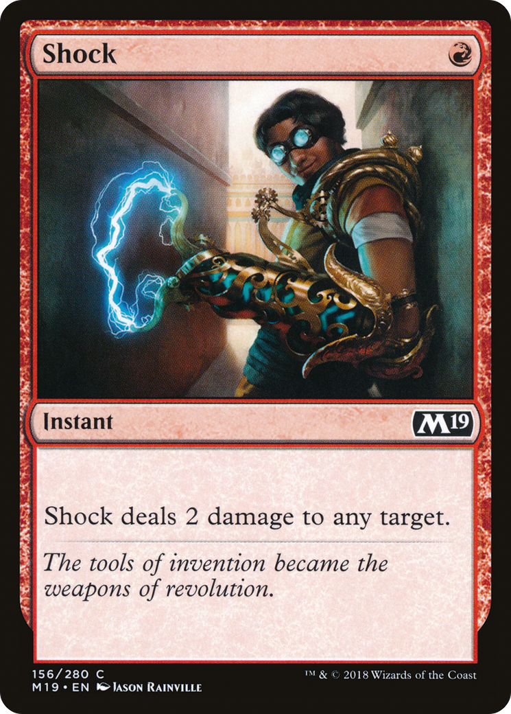 Shock (M19-156) [Core Set 2019] MTG Single Wizards of the Coast