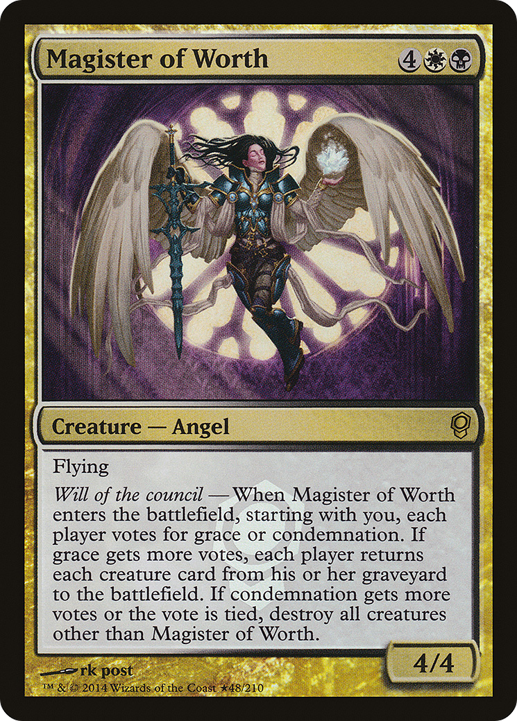 Magister of Worth (LARP-48★) [Conspiracy Promos] Foil MTG Single Wizards of the Coast