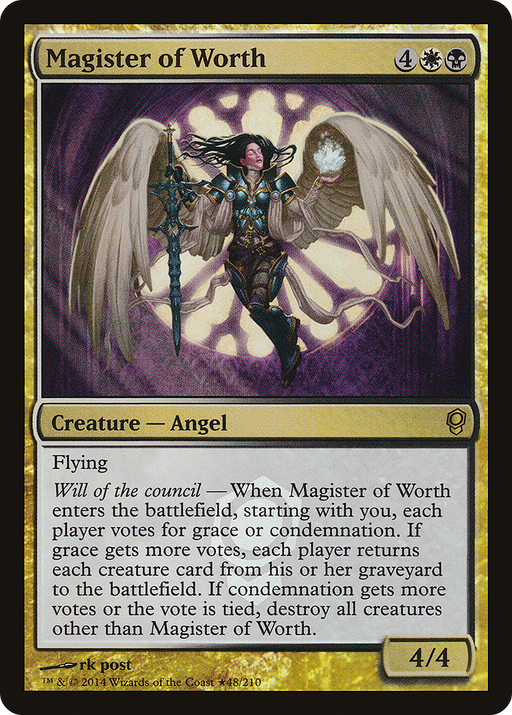 Magister of Worth (LARP-48★) [Conspiracy Promos] Foil MTG Single Wizards of the Coast