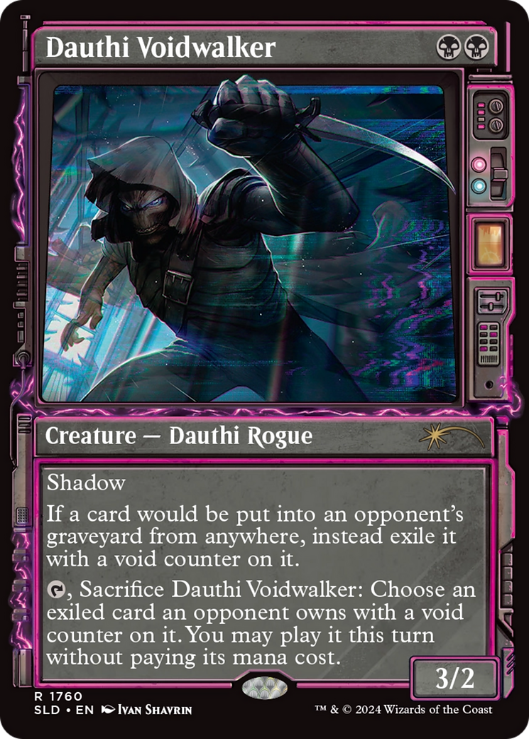 Dauthi Voidwalker (SLD-1760) [Secret Lair] Drop (Showcase) MTG Single Wizards of the Coast