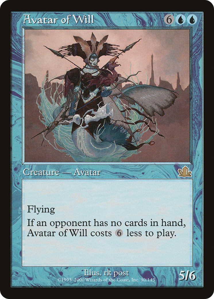 Avatar of Will (PCY-030) [Prophecy] Foil MTG Single Wizards of the Coast