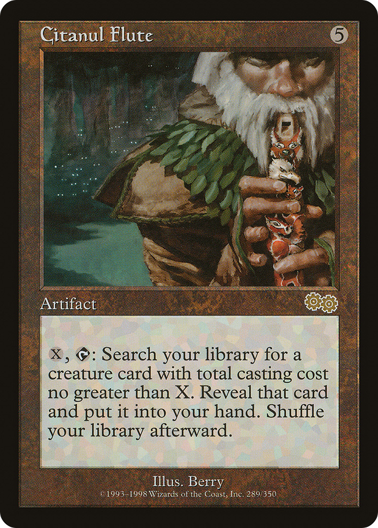 Citanul Flute (USG-289) [Urza's Saga] MTG Single Wizards of the Coast