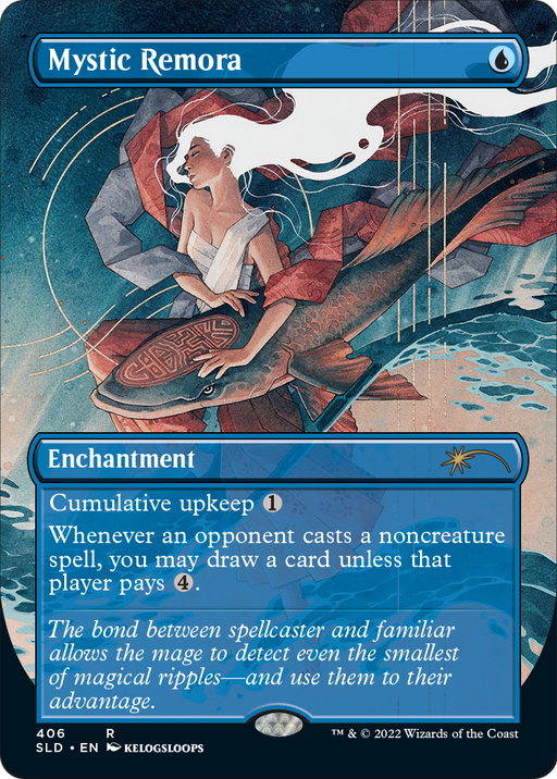 Mystic Remora (SLD-406) [Secret Lair] Drop (Borderless) Foil MTG Single Wizards of the Coast