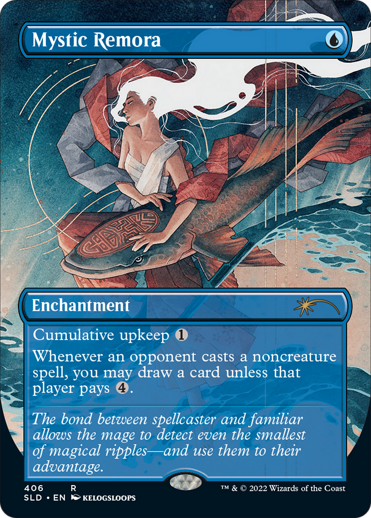 Mystic Remora (SLD-406) [Secret Lair] Drop (Borderless) MTG Single Wizards of the Coast