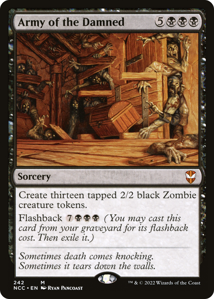 Army of the Damned (NCC-242) [New Capenna Commander] MTG Single Wizards of the Coast