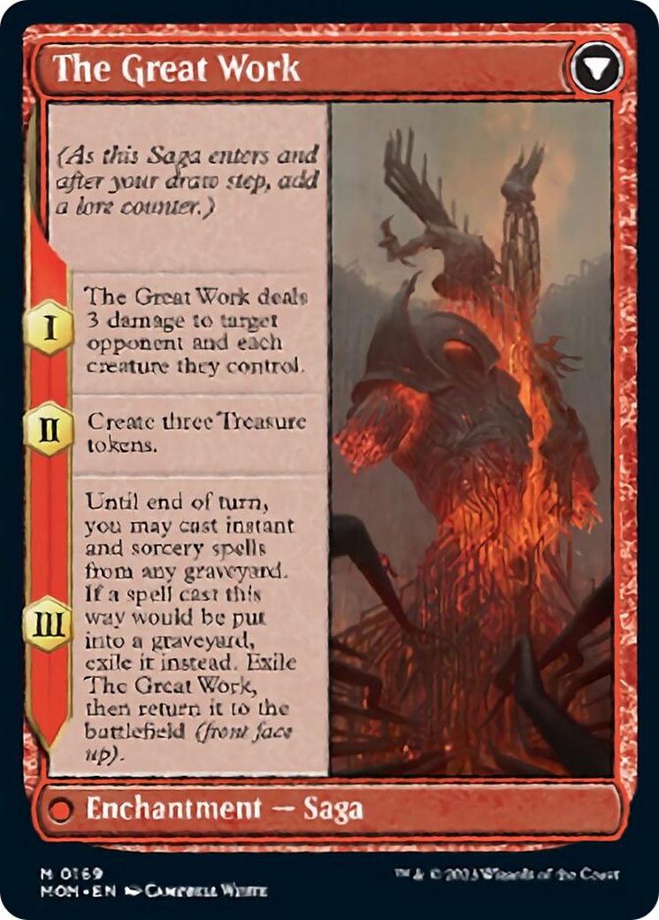 Urabrask // The Great Work (MOM-169) [March of the Machine] MTG Single Wizards of the Coast