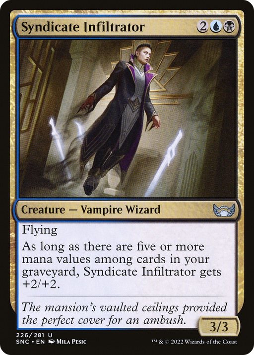 Syndicate Infiltrator (SNC-226) [Streets of New Capenna] Foil MTG Single Wizards of the Coast