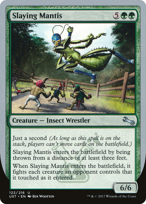 Slaying Mantis (UST-122) [Unstable] Foil MTG Single Wizards of the Coast