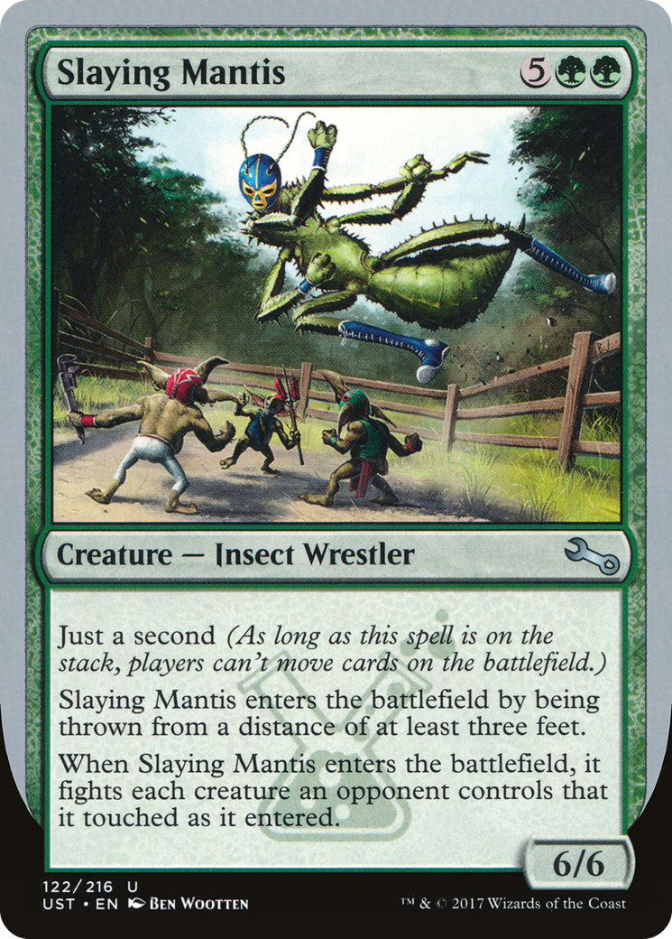 Slaying Mantis (UST-122) [Unstable] MTG Single Wizards of the Coast