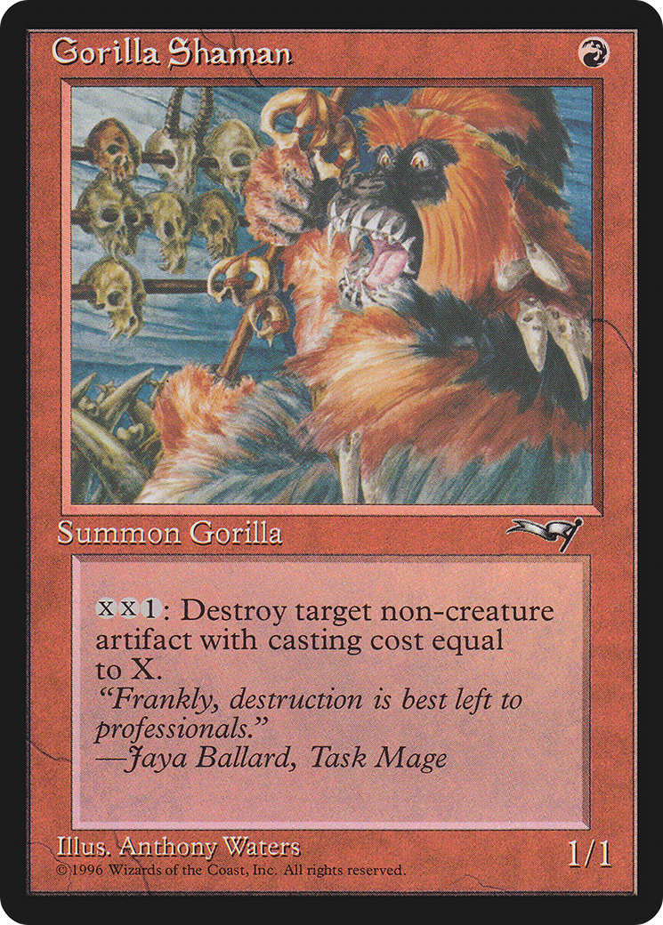 Gorilla Shaman (ALL-107) [Alliances] MTG Single Wizards of the Coast