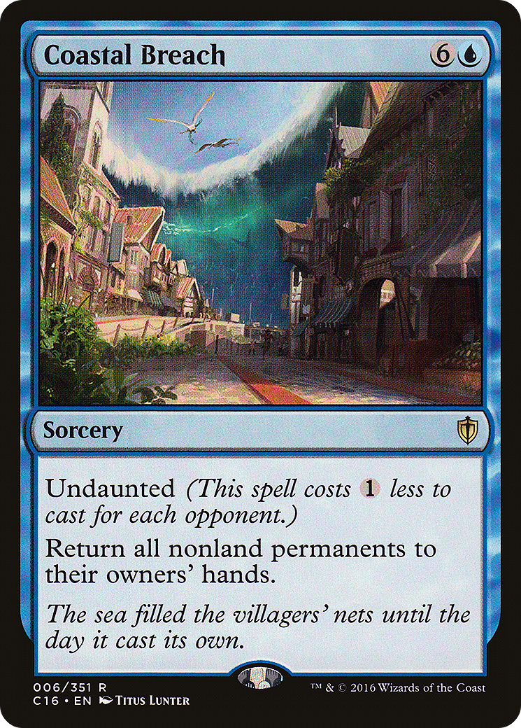Coastal Breach (C16-006) [Commander 2016] MTG Single Wizards of the Coast
