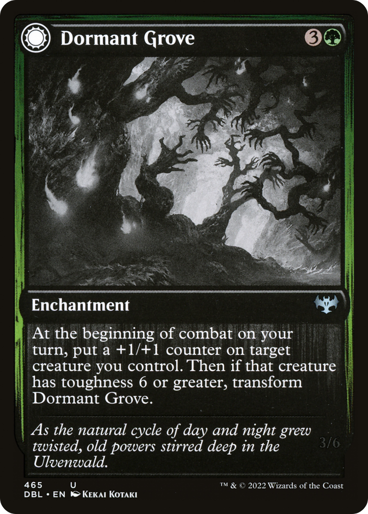 Dormant Grove (DBL-465) [Innistrad: Double Feature] Foil MTG Single Wizards of the Coast