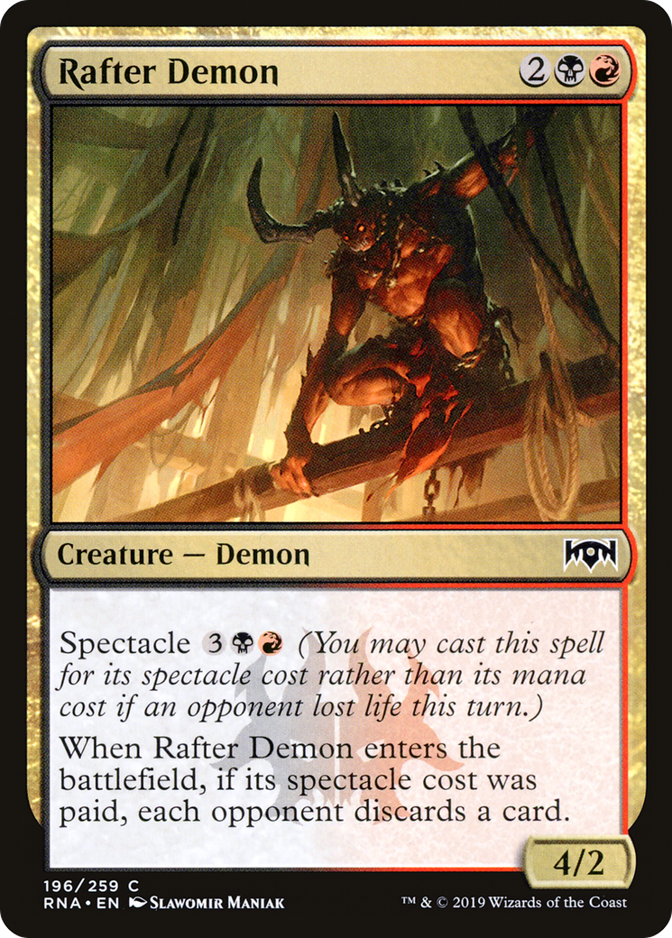 Rafter Demon (RNA-196) [Ravnica Allegiance] MTG Single Wizards of the Coast