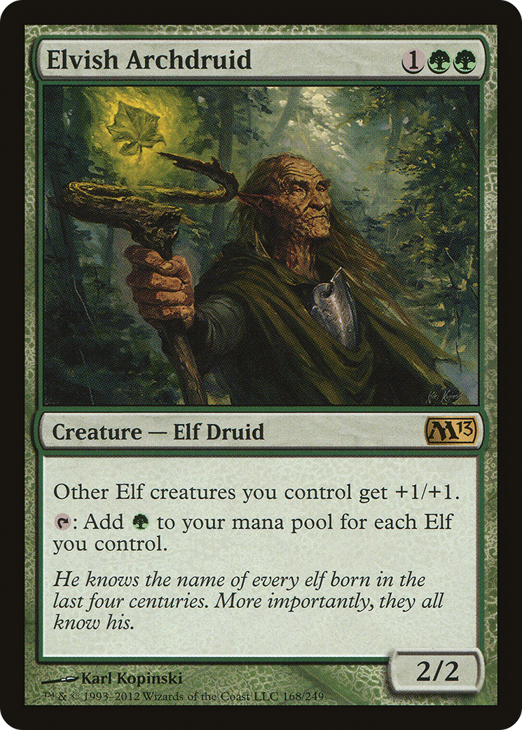 Elvish Archdruid (M13-168) [Magic 2013] MTG Single Wizards of the Coast