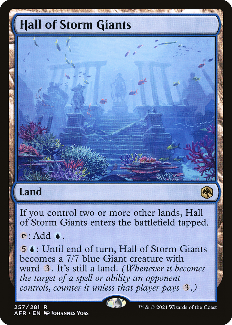 Hall of Storm Giants (AFR-257) [Adventures in the Forgotten Realms] MTG Single Wizards of the Coast