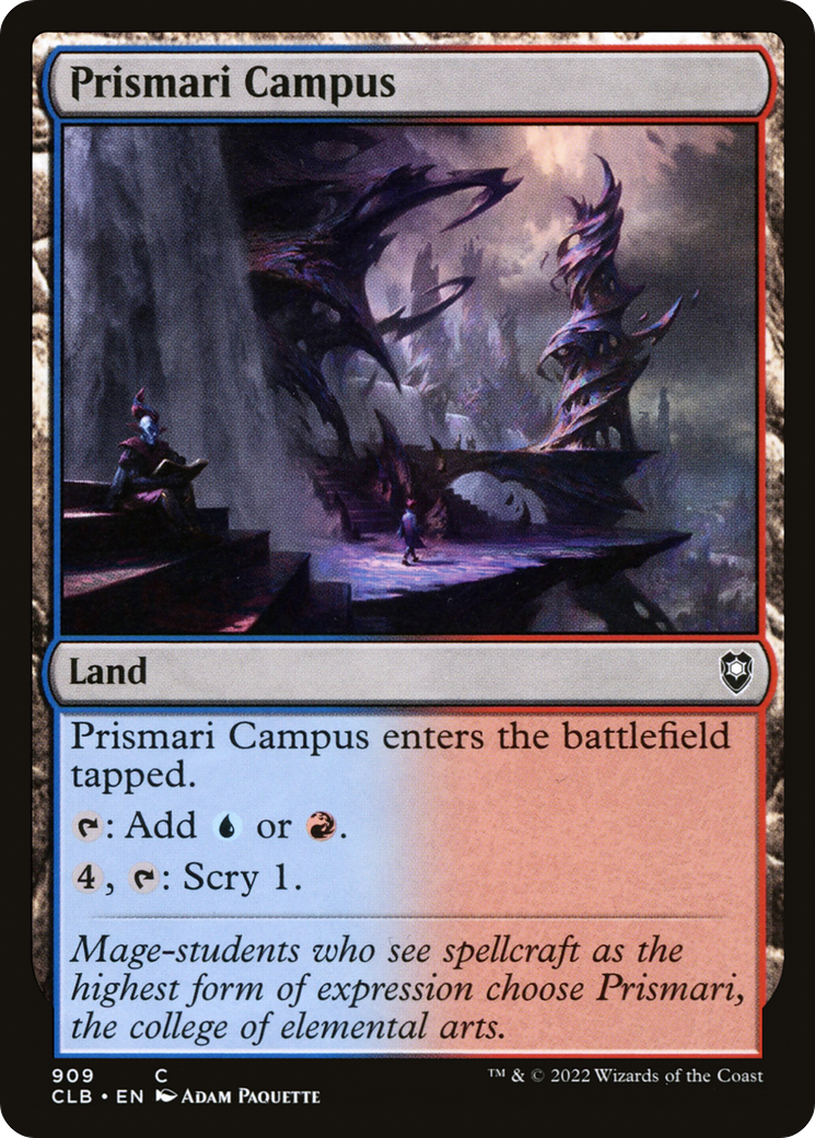 Prismari Campus (CLB-909) [Commander Legends: Battle for Baldur's Gate] MTG Single Wizards of the Coast
