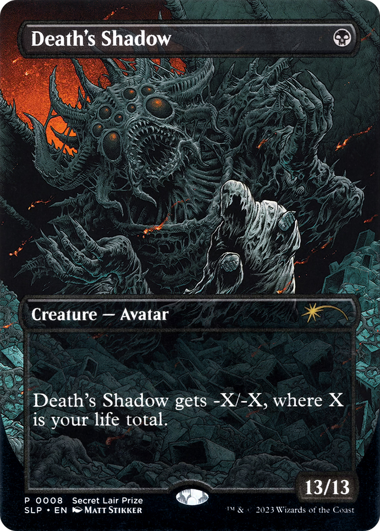 Death's Shadow (SLP-008) [Secret Lair] Showdown Foil MTG Single Wizards of the Coast
