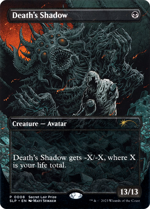 Death's Shadow (SLP-008) [Secret Lair] Showdown Foil MTG Single Wizards of the Coast
