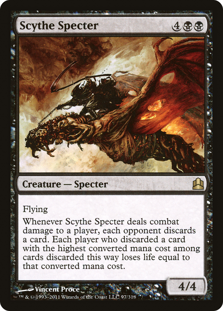 Scythe Specter (CMD-097) [Commander 2011] MTG Single Wizards of the Coast