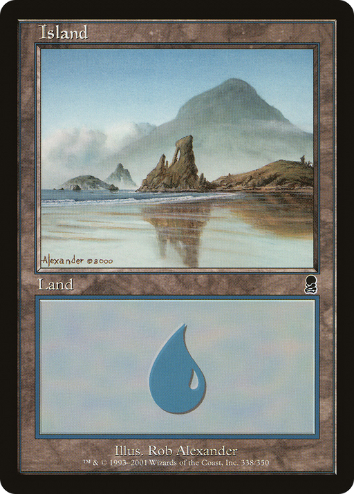 Island (338) (ODY-338) [Odyssey] Foil MTG Single Wizards of the Coast
