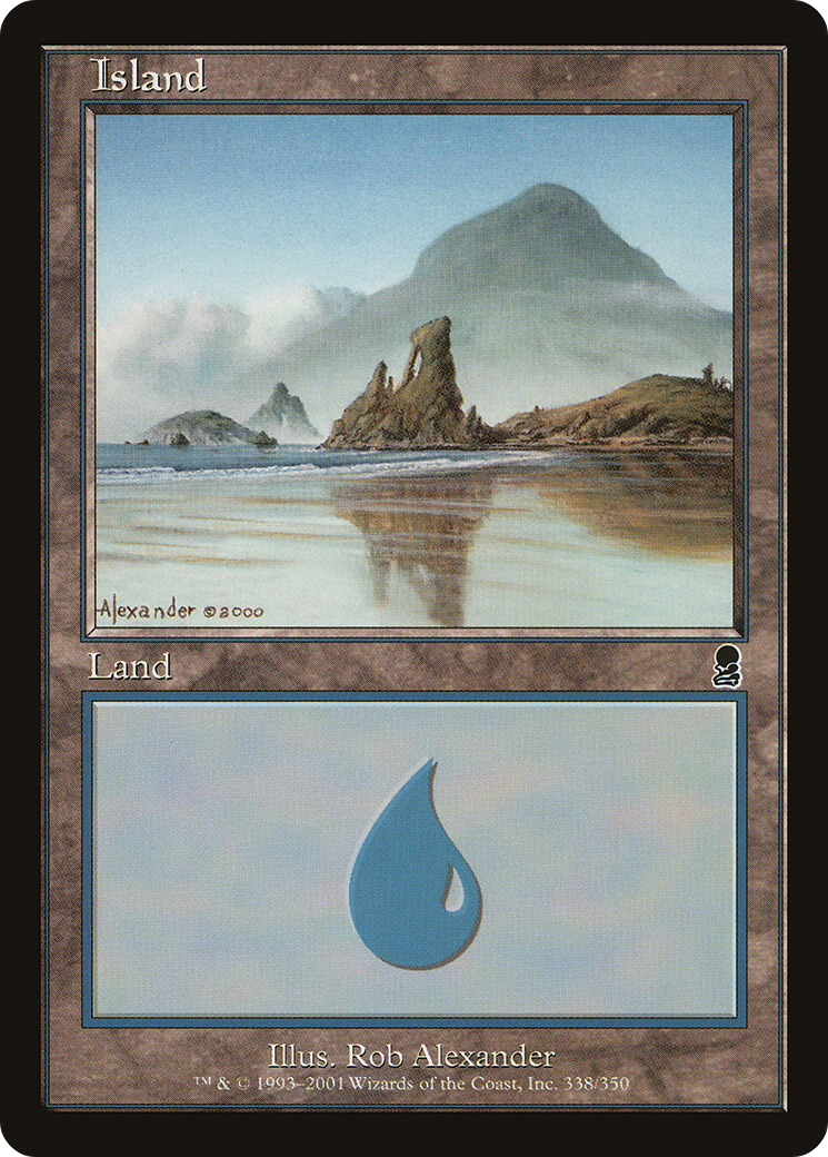 Island (338) (ODY-338) [Odyssey] MTG Single Wizards of the Coast