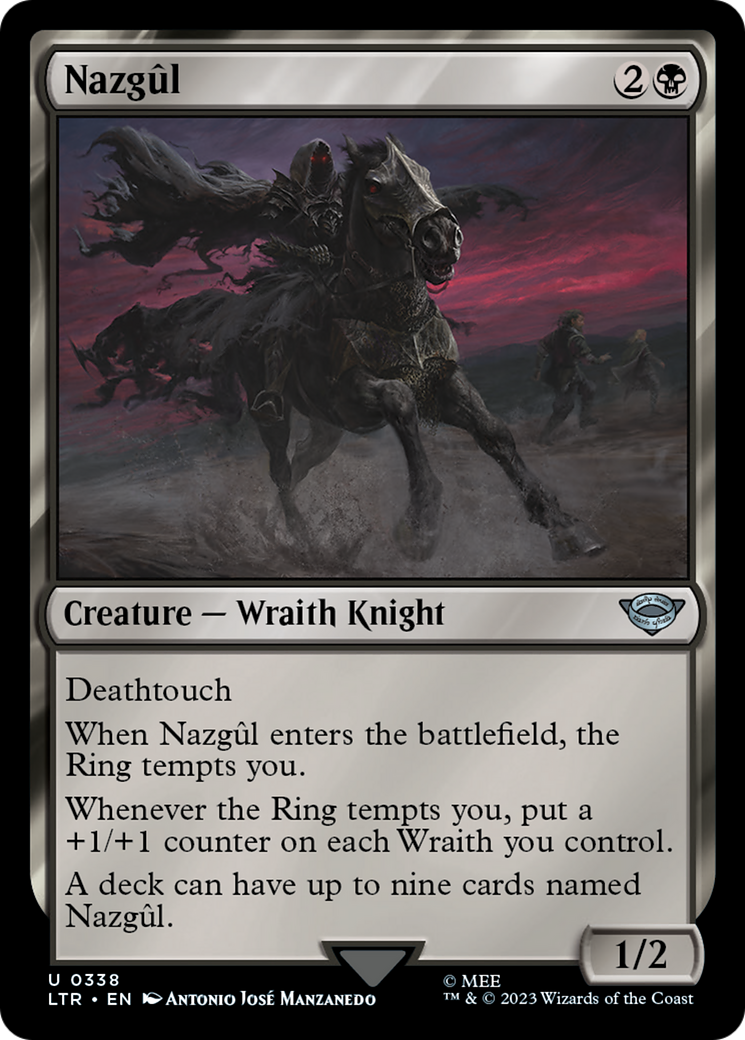 Nazgul (0338) (LTR-338) [The Lord of the Rings: Tales of Middle-earth] MTG Single Wizards of the Coast