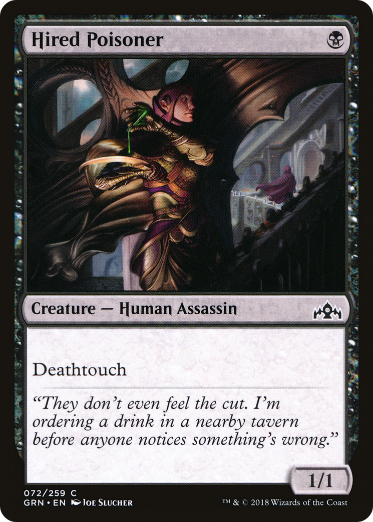 Hired Poisoner (GRN-072) [Guilds of Ravnica] Foil MTG Single Wizards of the Coast