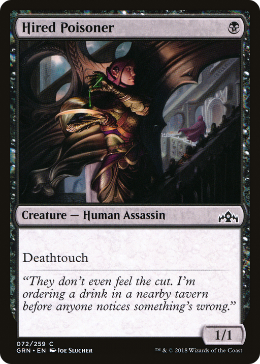 Hired Poisoner (GRN-072) [Guilds of Ravnica] Foil MTG Single Wizards of the Coast