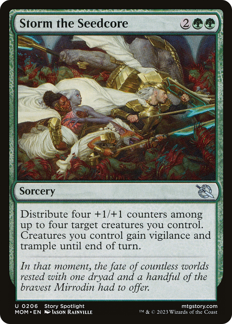 Storm the Seedcore (MOM-206) [March of the Machine] Foil MTG Single Wizards of the Coast