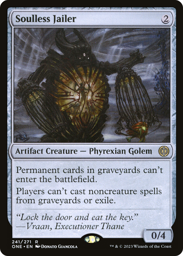 Soulless Jailer (ONE-241) [Phyrexia: All Will Be One] Foil MTG Single Wizards of the Coast