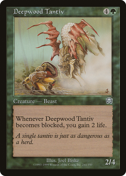 Deepwood Tantiv (MMQ-241) [Mercadian Masques] MTG Single Wizards of the Coast
