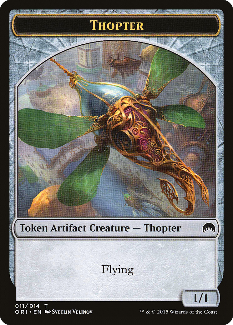 Thopter Token (011) (ORI-011) [Tokens] Magic Origins Tokens MTG Single Wizards of the Coast