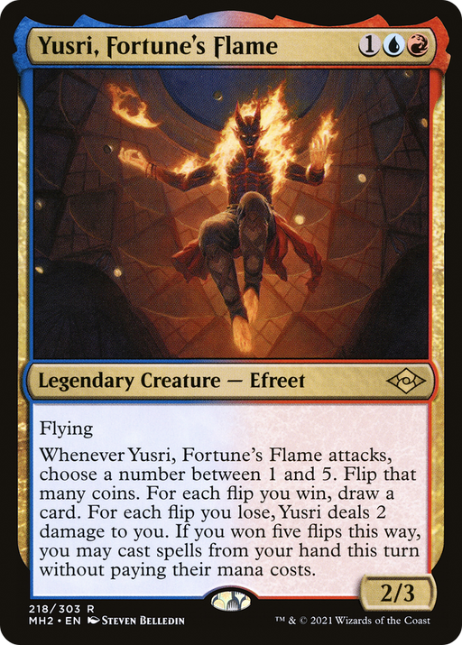 Yusri, Fortune's Flame (MH2-218) [Modern Horizons 2] Foil MTG Single Modern Horizons 2