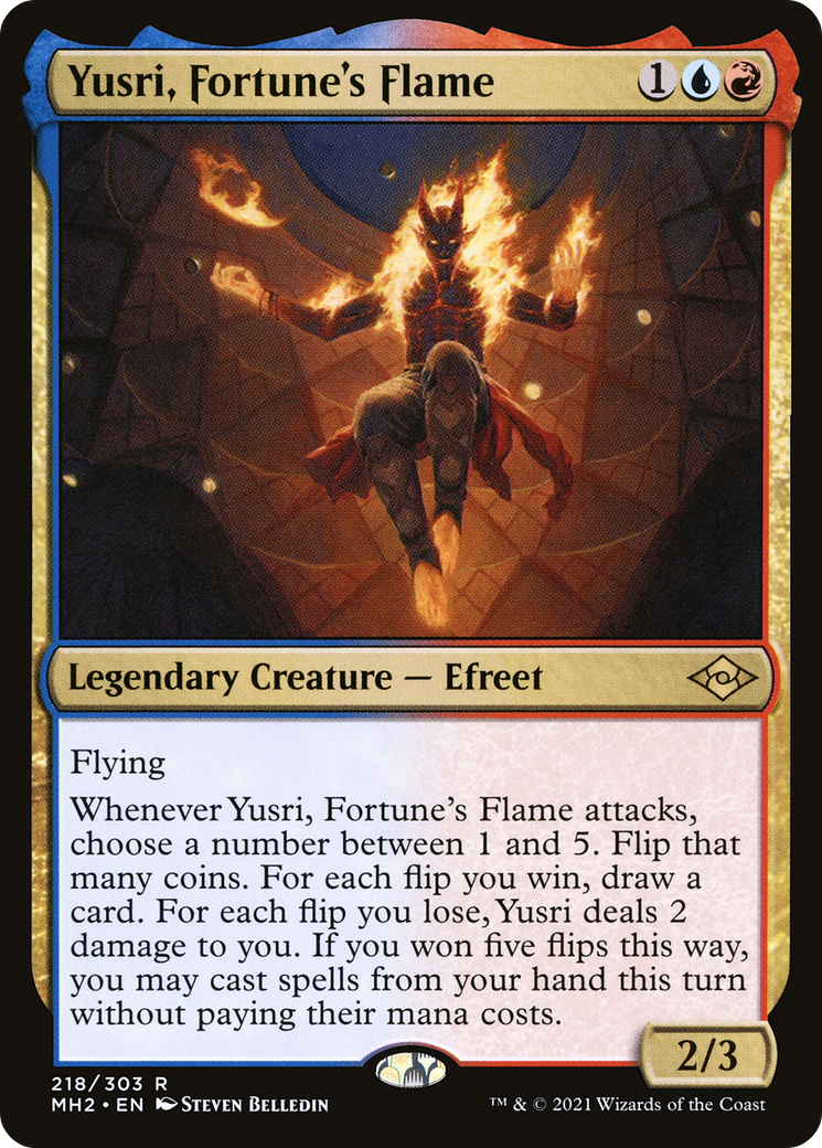 Yusri, Fortune's Flame (MH2-218) [Modern Horizons 2] MTG Single Modern Horizons 2