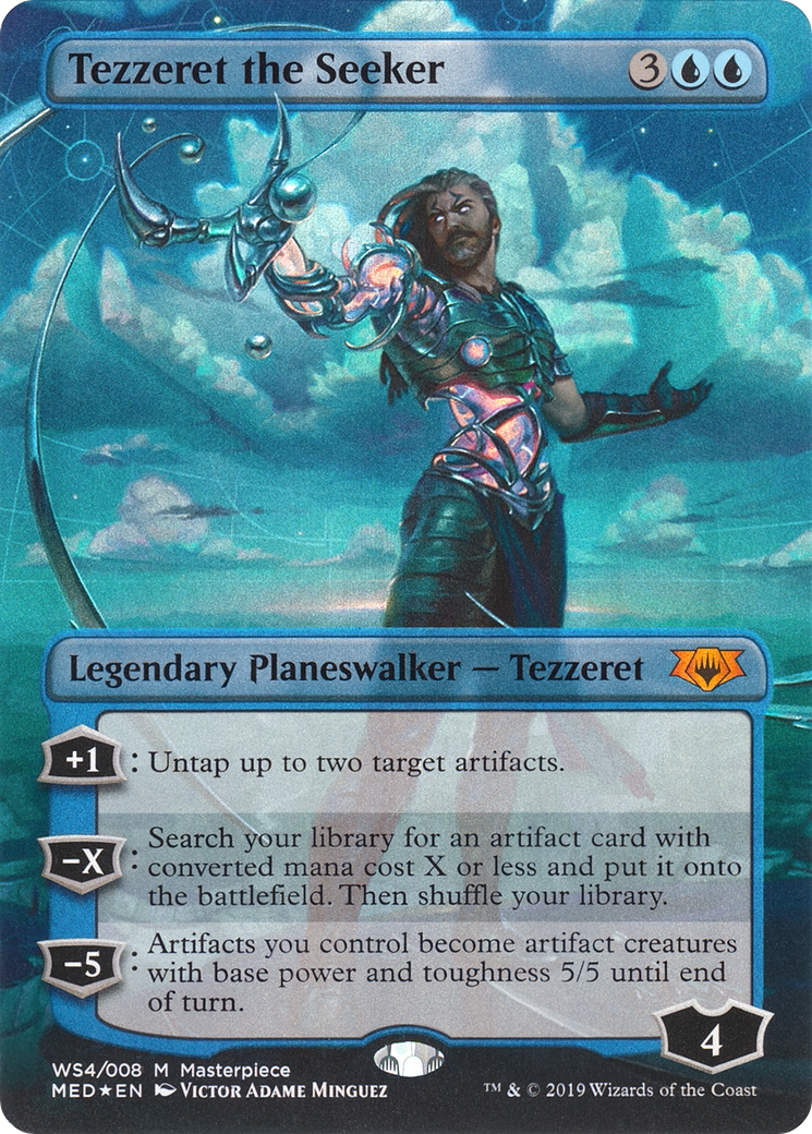 Tezzeret the Seeker (MED3-WS4) [Misc] Mythic Edition (Borderless) Foil MTG Single Wizards of the Coast