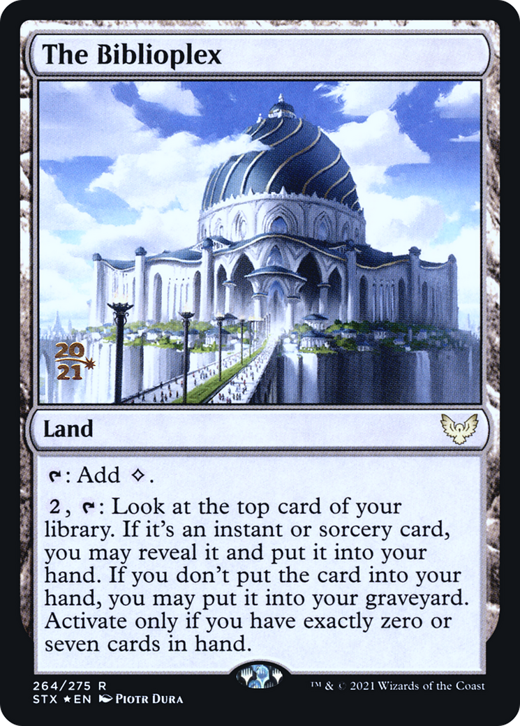 The Biblioplex (PRE-264) [Strixhaven: School of Mages Promos] Foil MTG Single Wizards of the Coast
