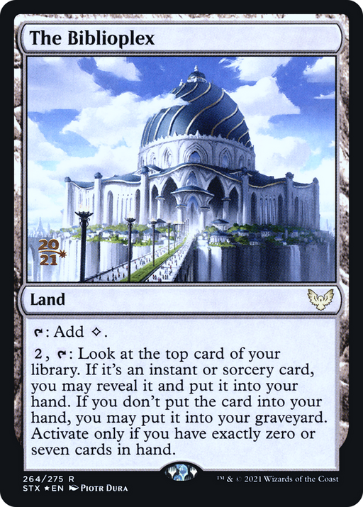 The Biblioplex (PRE-264) [Strixhaven: School of Mages Promos] Foil MTG Single Wizards of the Coast