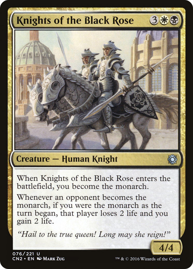 Knights of the Black Rose (CN2-076) [Conspiracy: Take the Crown] MTG Single Wizards of the Coast