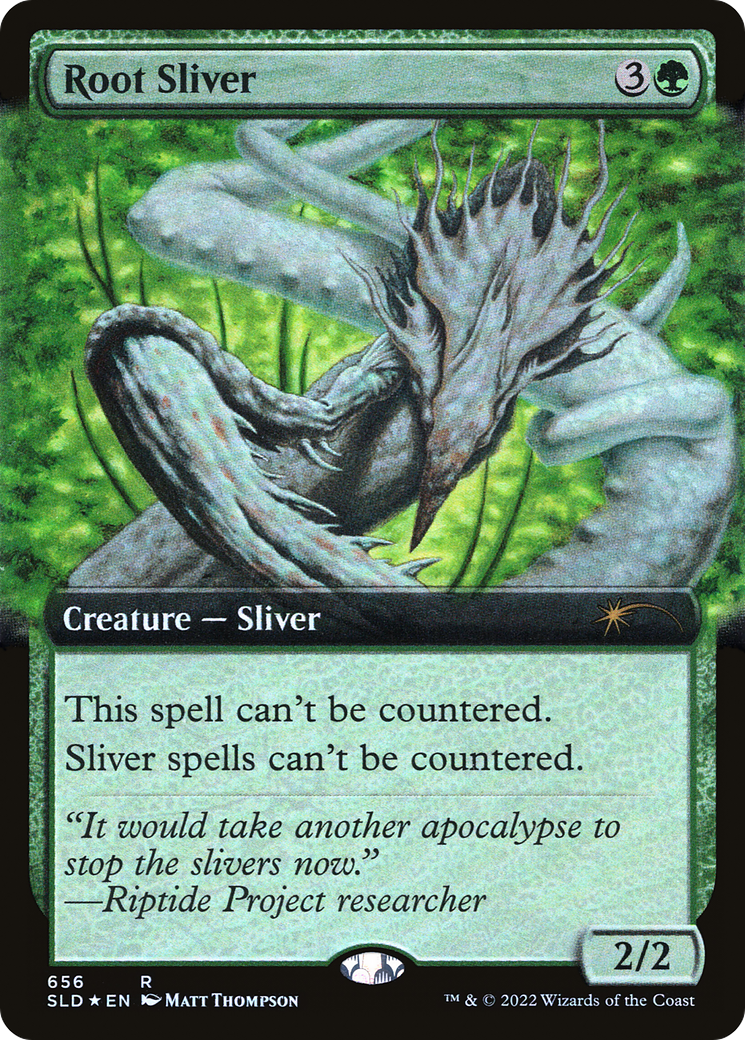 Root Sliver (SLD-656) [Secret Lair] Drop (Extended Art) Foil MTG Single Wizards of the Coast