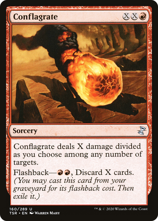 Conflagrate (TSR-160) [Time Spiral Remastered] MTG Single Wizards of the Coast