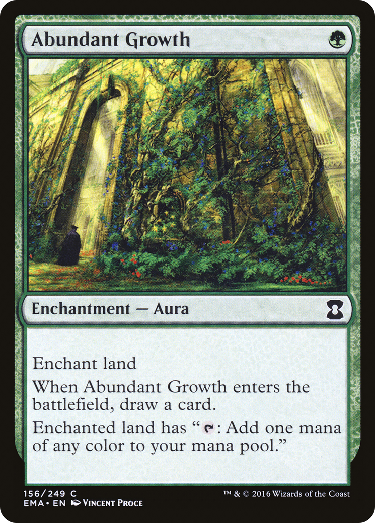Abundant Growth (EMA-156) [Eternal Masters] MTG Single Wizards of the Coast