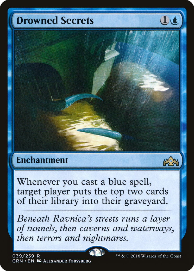 Drowned Secrets (GRN-039) [Guilds of Ravnica] MTG Single Wizards of the Coast