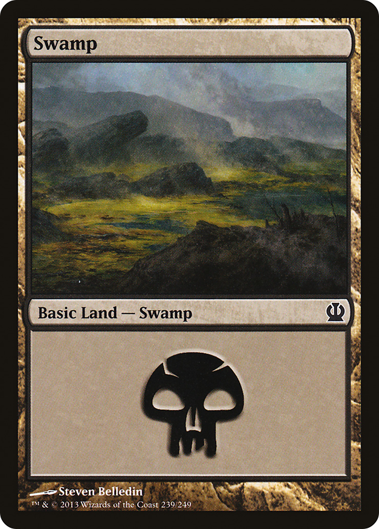 Swamp (239) (THS-239) [Theros] Foil MTG Single Wizards of the Coast