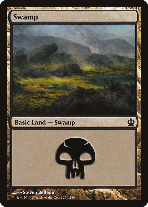Swamp (239) (THS-239) [Theros] Foil MTG Single Wizards of the Coast